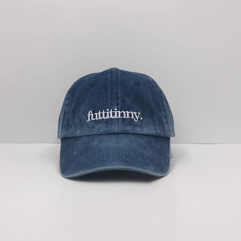 Cappellino futtitinny navy washed