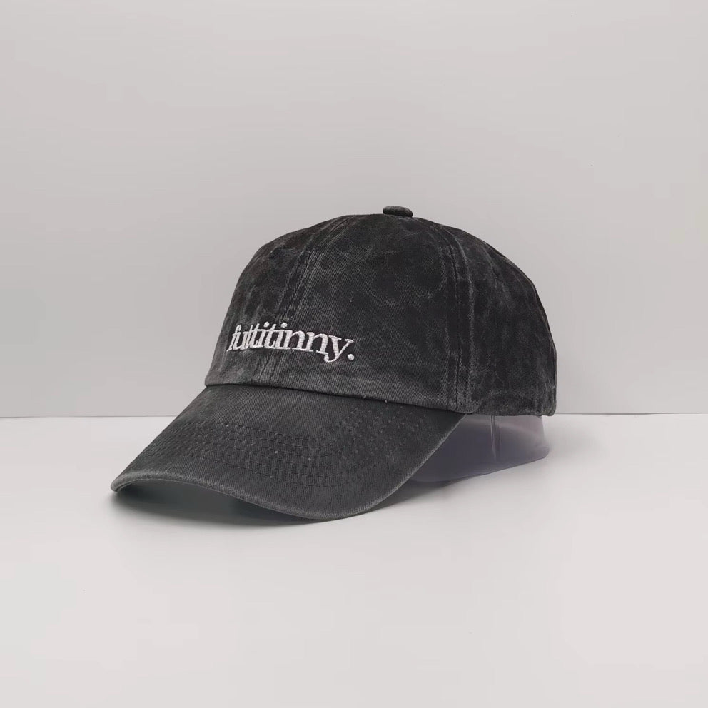 Cappellino futtitinny black washed