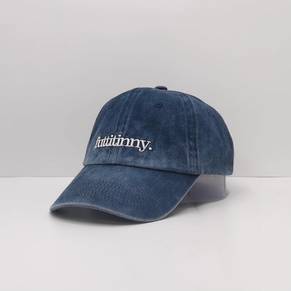 Cappellino futtitinny navy washed