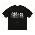 T-shirt nera Born in Sicily — retro