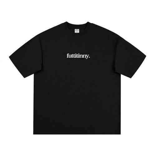T-shirt nere futtitinny — fronte