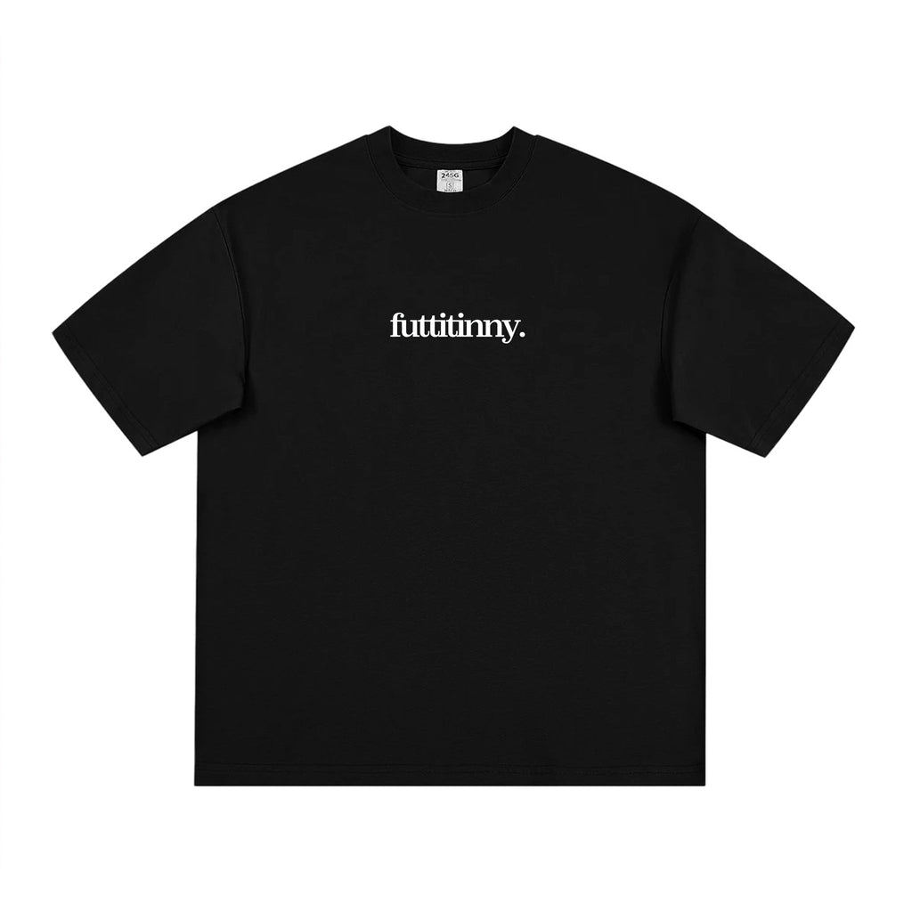 T-shirt nere futtitinny — fronte