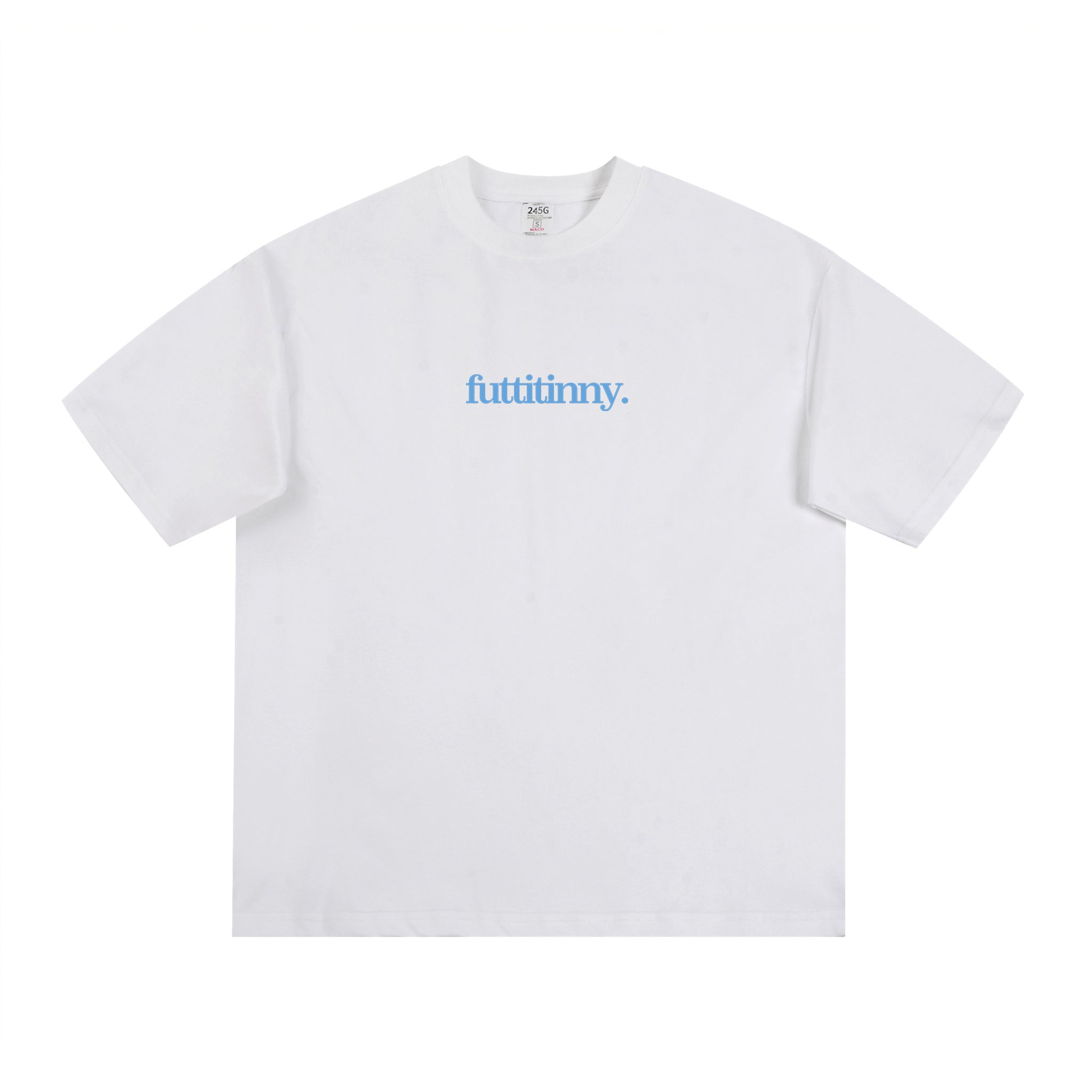 T-shirt bianca Ogni lassata è pessa — fronte